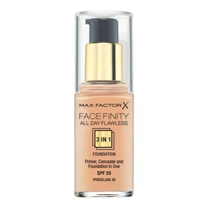 Max Factor Facefinity 3 in 1 SPF20 30 ml make-up pre ženy 30 Porcelain s ochranným faktorom SPF