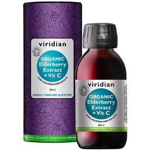 Viridian Elderberry Extract Organic + Vitamín C 100 ml