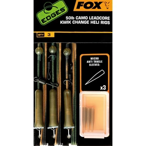 Fox Edges Ready tied Camo Leadcore Heli Rig Leaders