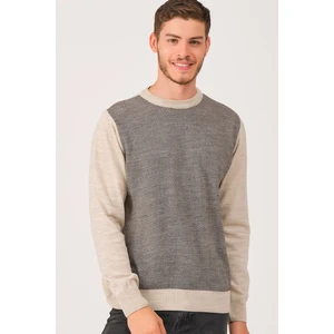 V0231 DEWBERRY MEN'S SWEATER-BEIGE