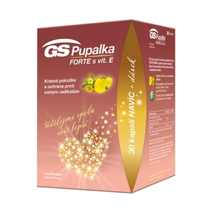 GS Pupalka FORTE s vitaminem E, 70+30 kapslí, dárkové balení 2021