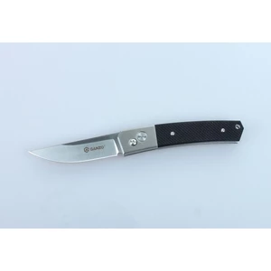 Zavírací nůž G7361 Ganzo® – Stříbrná čepel – Satin, Černá (Barva: Černá, Varianta: Stříbrná čepel – Satin)
