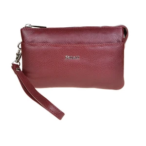 SEGALI Dámská kožená crossbody kabelka 8002 Portwine