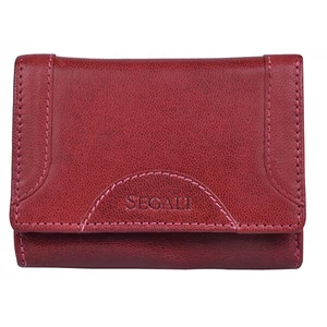 SEGALI Dámská kožená peněženka 7196 B portwine