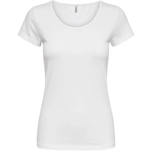 ONLY Dámske tričko ONLLIVE LOVE LIFE Tight Fit 15205059 White L
