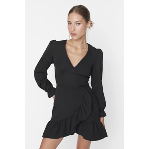 Trendyol Dress - Black - Wrapover