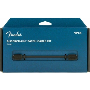 Fender Blockchain Patch Cable Kit SM Schwarz Winkelklinke - Winkelklinke