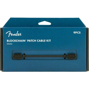 Fender Blockchain Patch Cable Kit SM Negro Angulado - Angulado