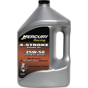 Quicksilver Racing 4-Stroke Marine Oil Synthetic Blend 25W-50 Aceite para motores de 4 tiempos