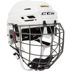 CCM Casco de hockey Tacks 310 Combo SR Blanco M