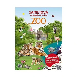 Sametová samolepková knížka ZOO