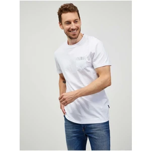 SAM73 White Men's T-Shirt SAM 73 Quarip - Men