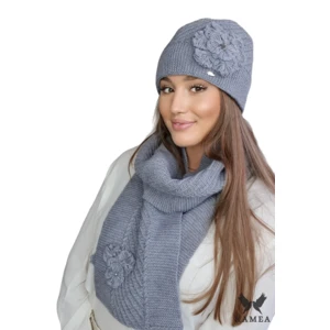 Berretto da donna Kamea Kamea_Set_Hat&Scarf_K.22.207.06_Grey