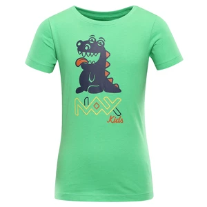 Dětské bavlněné triko nax NAX LIEVRO classic green varianta pb