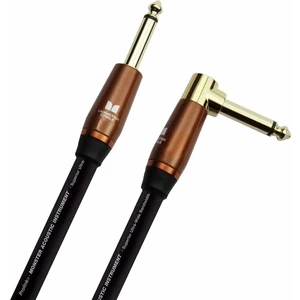 Monster Cable Prolink Acoustic 12FT Instrument Cable Schwarz 3,6 m  Winkelklinke - Gerade Klinke