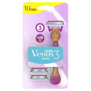 Gillette Simply Venus dámsky holiaci strojček 8 náhradních hlavic