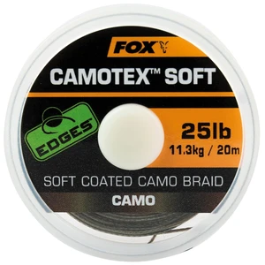 Fox návazcová šňůrka edges camotex soft 20 m-průměr 25 lb / nosnost 11,3 kg