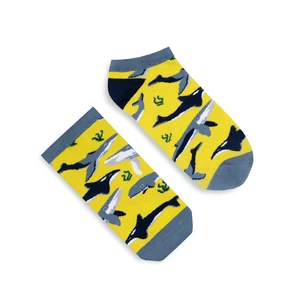 Banana Socks Unisex's Socks Short Mr. Whale