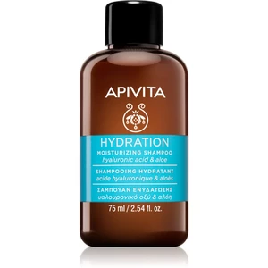 Apivita Holistic Hair Care Hyaluronic Acid & Aloe hydratační šampon pro všechny typy vlasů 75 ml