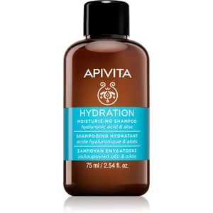 Apivita Holistic Hair Care Hyaluronic Acid & Aloe hydratačný šampón pre všetky typy vlasov 75 ml