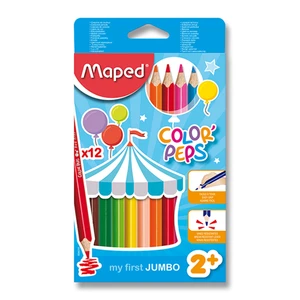 Maped Pastelky Color´Peps Jumbo, 12 barev