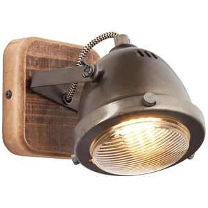 Nástěnný reflektor GU10 25 W LED Brilliant Carmen Wood 72010/84 nerezová ocel kartáčovaná, dřevo
