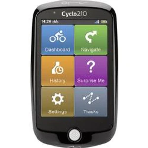 Navigace na kolo kolo MIO CYCLO 210 pro Evropu, chráněné proti stříkající vodě, GPS