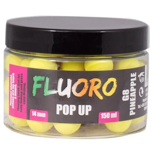LK Baits Pop Up Fluoro Boilies G8 Pineapple 14mm 150ml