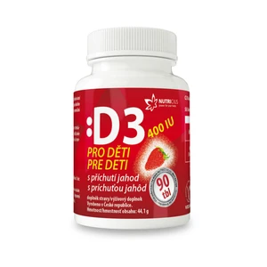 Doplněk stravy pro děti Vitamín D3 Nutricius (90 tablet)