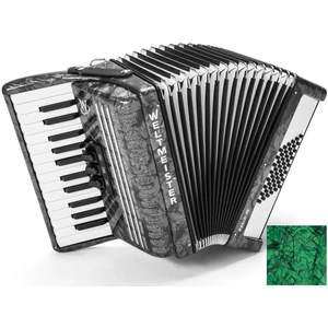 Weltmeister Perle 26/48/II/3 Green Piano accordion