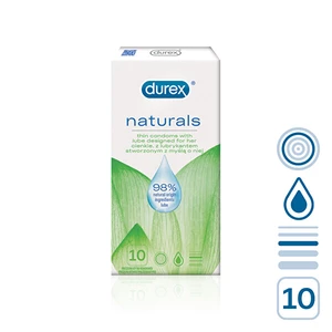 Durex Kondomy Naturals 10 ks
