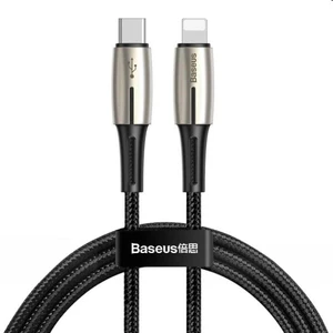 Kábel Baseus USB-C/Lightning, PD 18W, 1,3m čierny (Catlrd-01...