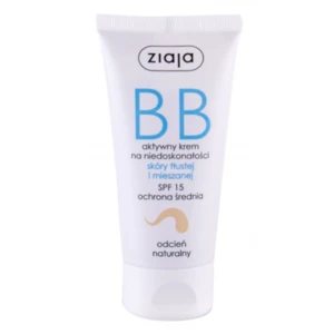 ZIAJA BB krém pro mastnou a smíšenou pleť SPF 15 přirozený odstín 50 ml