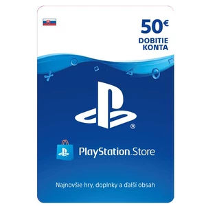 PlayStation Store naplnenie peňaženky 50€
