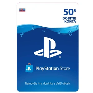 PlayStation Store naplnenie peňaženky 50€