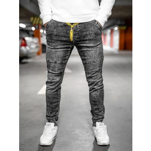 Blugi joggers negri Bolf TF115