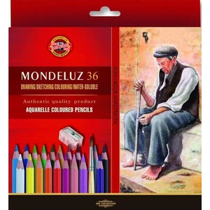 KOH-I-NOOR Ensemble de crayons aquarelle 36 pièces