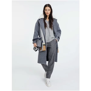 Grey Women's Woolen Winter Coat Tommy Hilfiger - Women