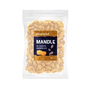 Allnature Mandle slaný karamel 500 g