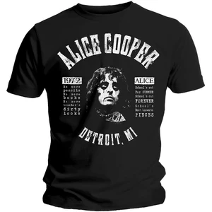 Alice Cooper Koszulka School's Out Lyrics Czarny XL