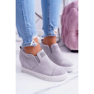 Women’s Wedge Sneakers Lu Boo Grey Kaori