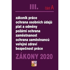 Zákony 2020 III. část A Pracovní právo