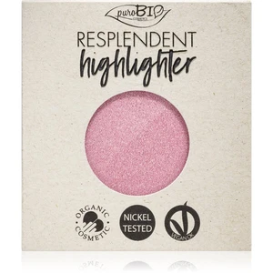 puroBIO Cosmetics Resplendent Highlighter krémový rozjasňovač náhradní náplň odstín 02 Pink 9 g