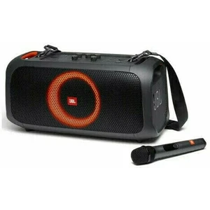 Párty reproduktor JBL ON-THE-GO čierny párty reproduktor • výkon 100 W • hudba cez Bluetooth • príjem hovorov • technológia JBL Pro Sound • bezdrôtový