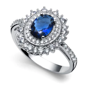 Oliver Weber Luxusní stříbrný prsten ve stylu Kate Pure 63270 51 mm