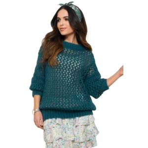 Kamea Woman's Sweater Malika K.21.617.18 Turquoise