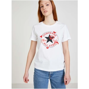 Converse Valentine's Day White Women's T-Shirt - Women