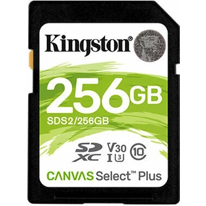 Kingston 256GB SDXC Canvas Plus UHS-I