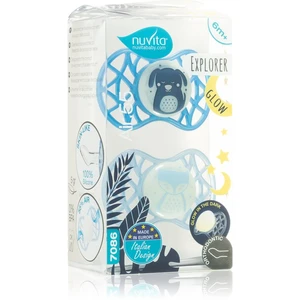 Nuvita Explorer Orthodontic 6m+ dudlík Male night 1 ks