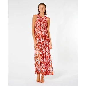 šaty Rip Curl SUN RAYS MAXI DRESS  Red